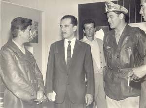 Governador do Paraná, Ney Braga com Ary Fernandes e Carlos Miranda